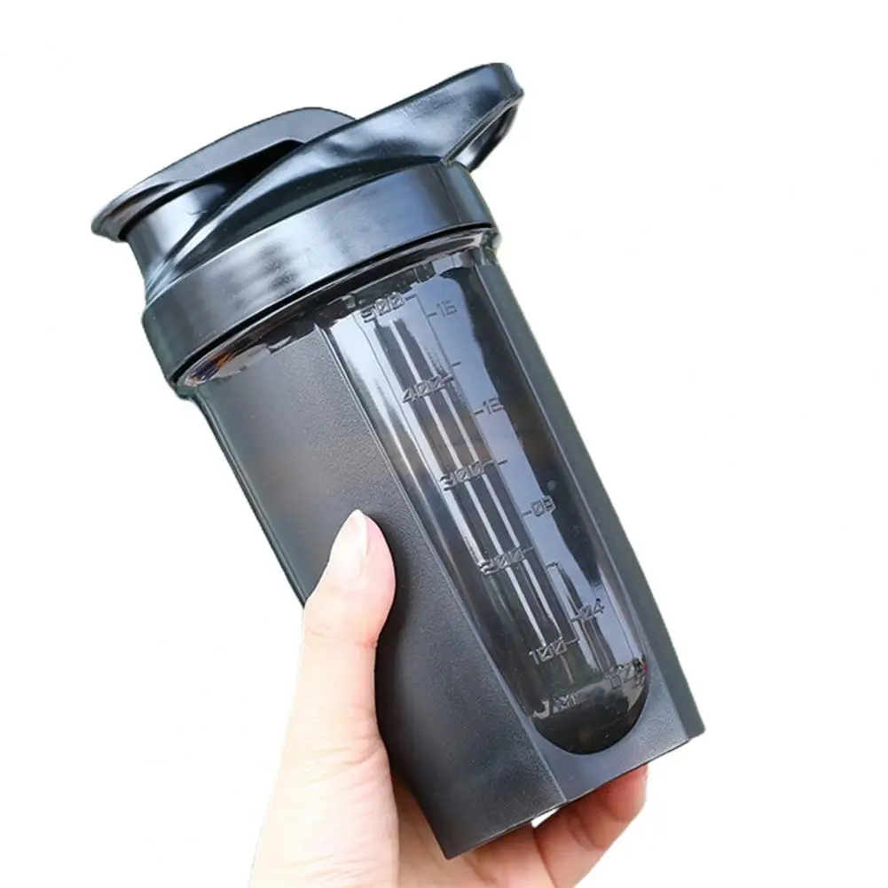 

Water Bottle Practical BPA Free with Scale Protein Shakes Sport Water Bottle Daily Use Drinking Water Bottle Milk Shake Cup