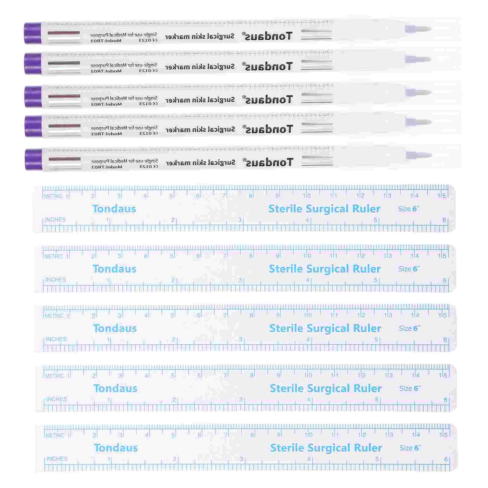 

10 Pcs Tattoo Markers Skin Positioning Pen Tattooing Marking Microblading Eyebrow Pens Design Double Head