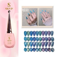 skvp 15ml cat eye gel polish magnetic gel nail polish semi permanent soak off uv led manicure for gel paint nail art varnish