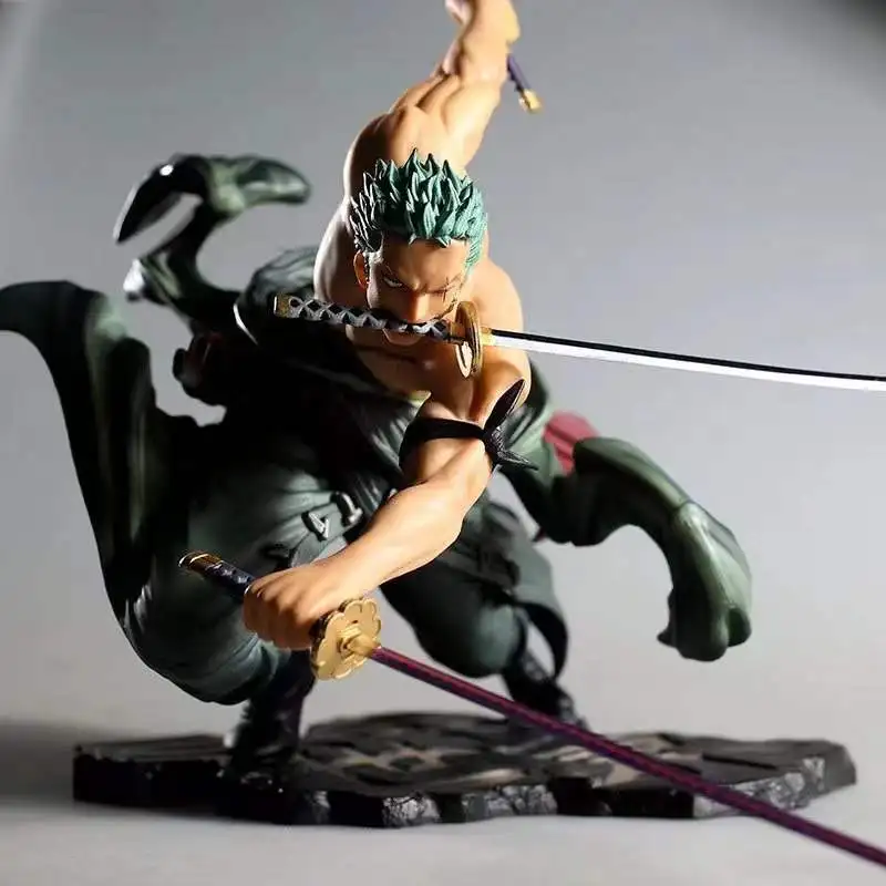 

Bandai One Piece Аниме Фигурка ророноа Зоро аниме статуя ПВХ экшн-фигурка Коллекционная модель Смешные веселые игрушки подарок