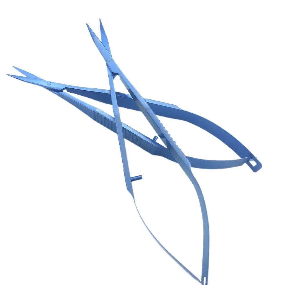 Фото Офтальмологический инструмент Westcott Tenotomy Scissor Straight/Bend тупые наконечники, принадлежности для ветеринарных хирургических инструментов №1