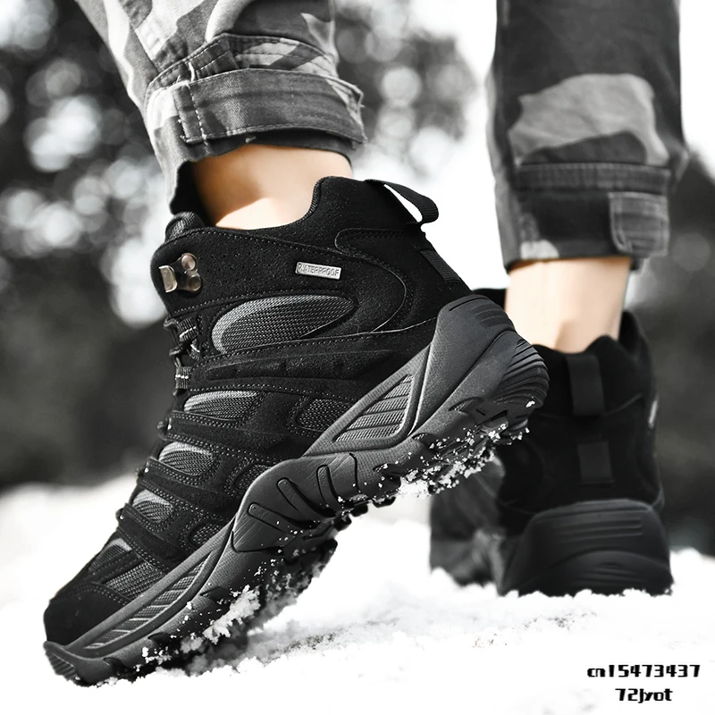 Plus Size 47 Military Tactical Boot Men Outdoor Sneakers for Tourism and Hiking Snow Ankle Boots NonSlip Men Army Military Shoes