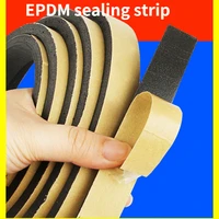epdm sponge sealing strip soundproof foam rubber sealing strip anti collision sealing self adhesive tape rubber strip