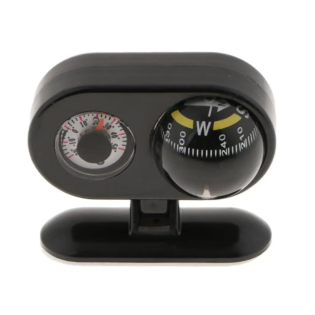 

Car compass with thermometer dashboards ornaments car interior