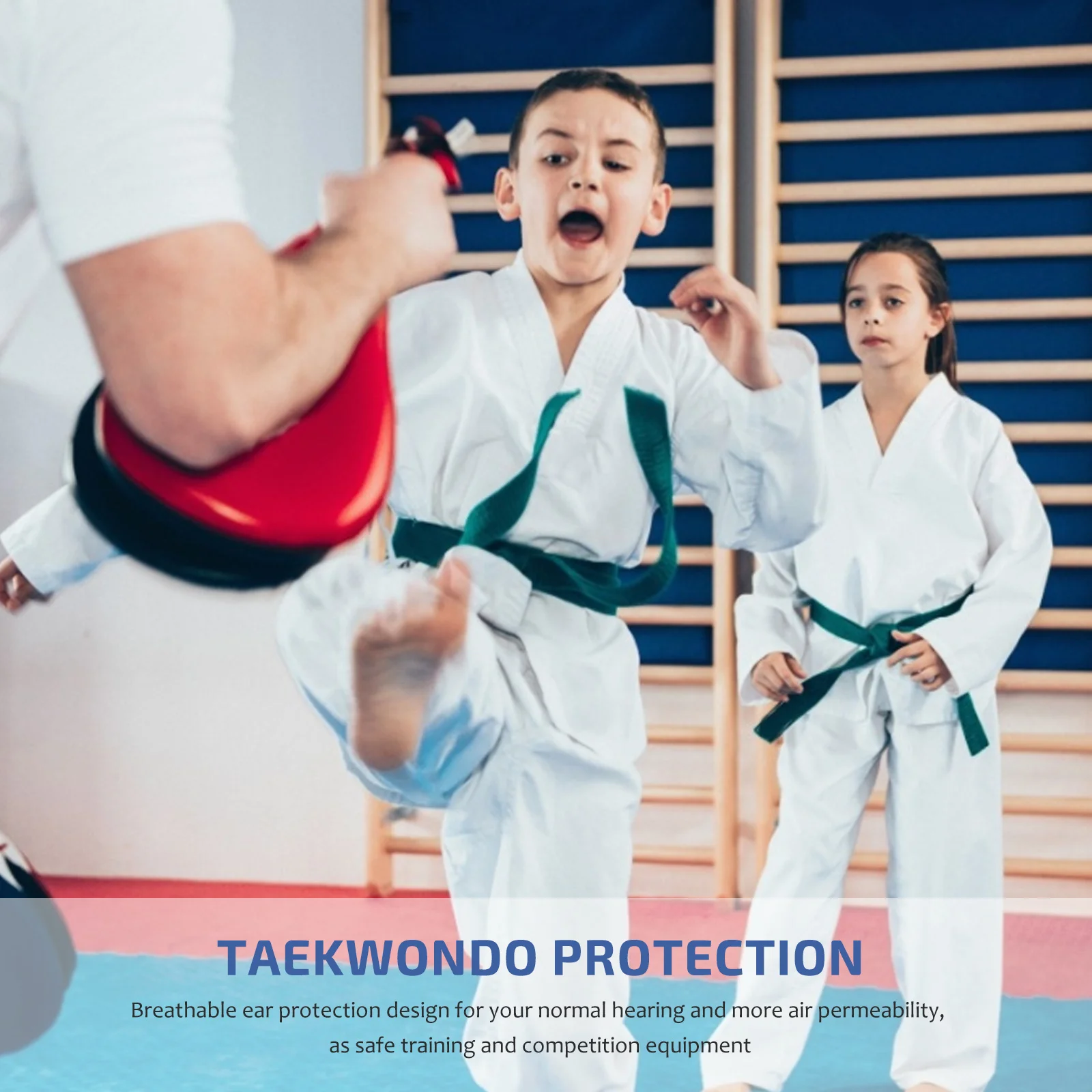 

Children Headgear Boxing Headsparring Guard Gear Kidabsorbant Taekwondo Eva Kickboxing