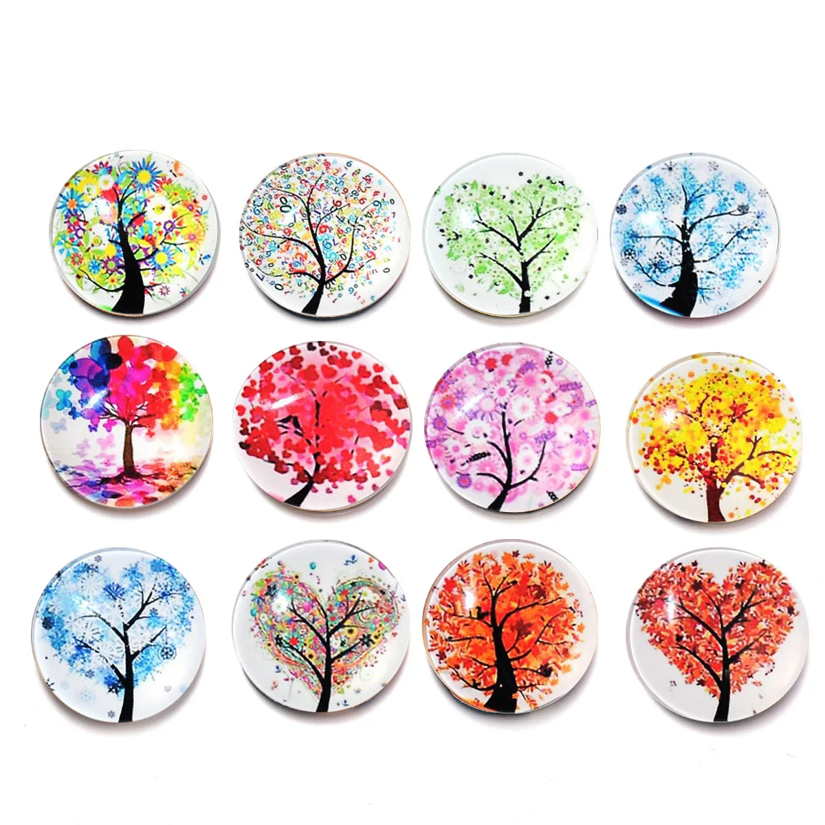

12 pcs Fridge Magnets Delicate Stickers Whiteboard Decoration for Kitchen
