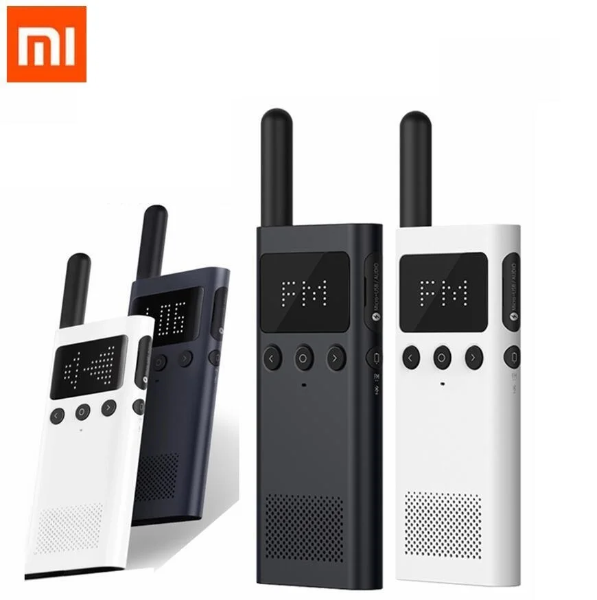 

Xiaomi Mijia Smart WalkieTalkie 1S FM Radio 5 Dayds Standby Smart Phone APP Location Share Fast Team Talk Outdoor gift