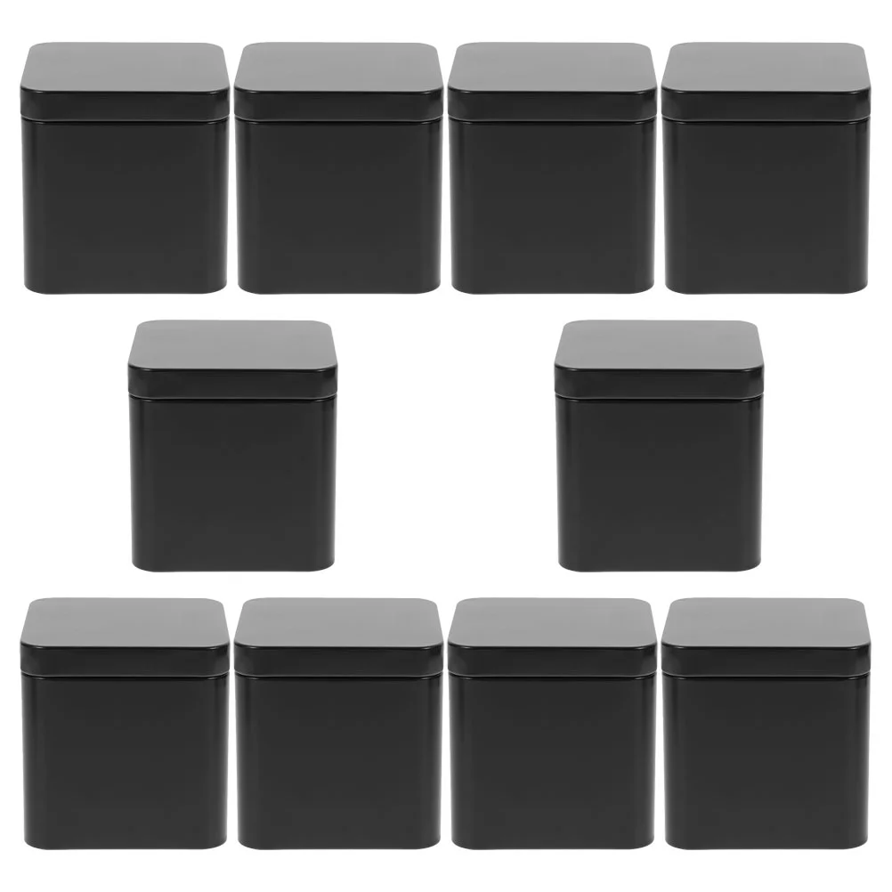 

Biscuit Small Tins Lids Tinplate Can Storage Container Containers Holder Wedding Candy Tea Jar Jars