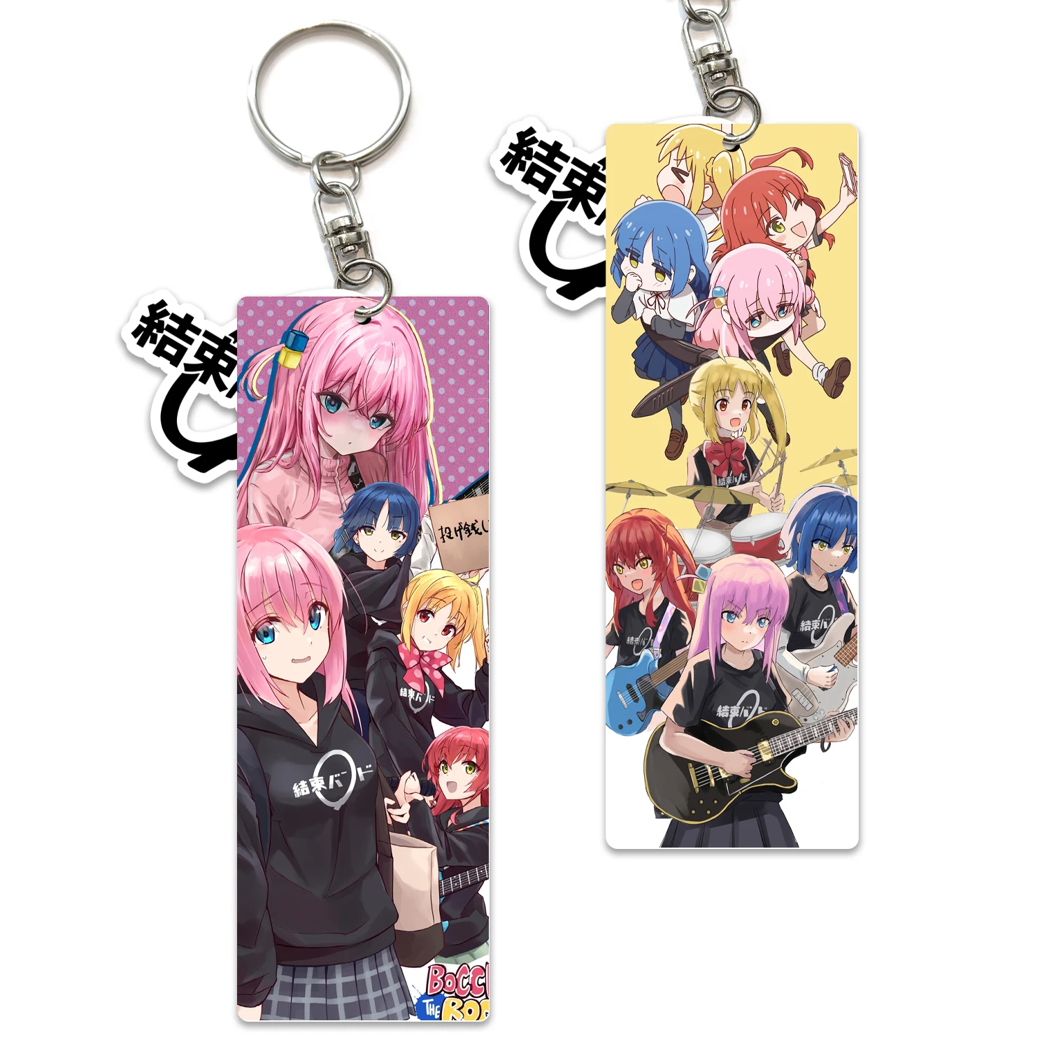 

BOCCHI THE ROCK! PVC Keychain Anime Pendant Accessory Key Chain Backpack Fashion Collecting Personality Keyring For Women Gifts