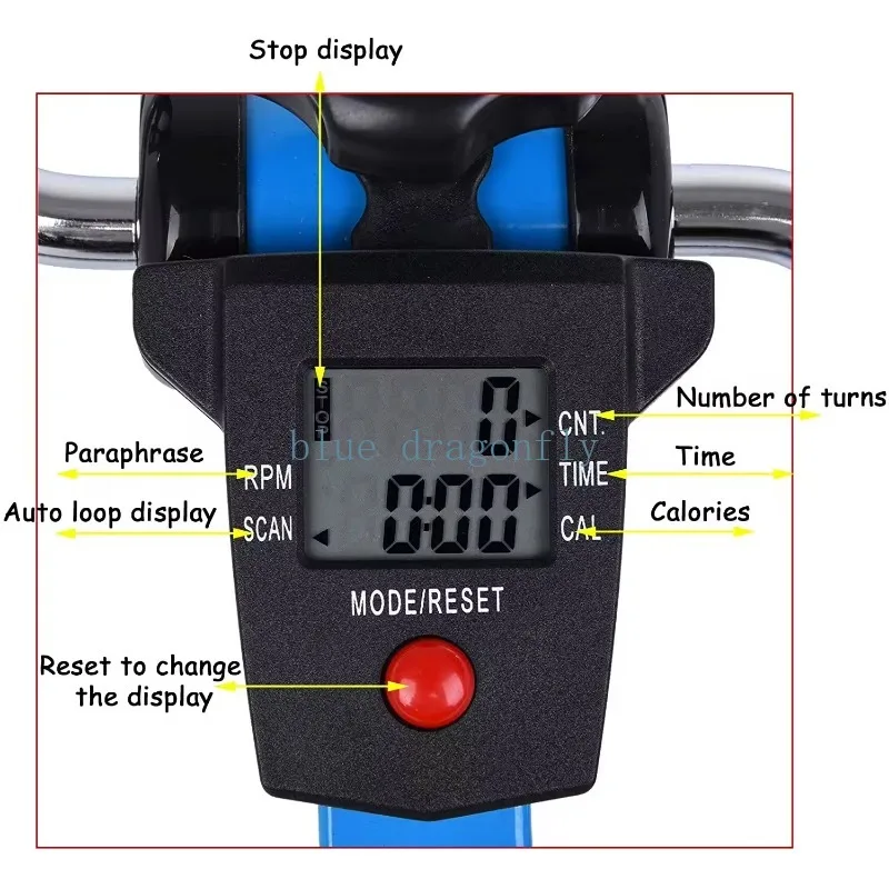 Педальный Тренажер peddler для ног рук тренажерного зала пожилых людей под столом