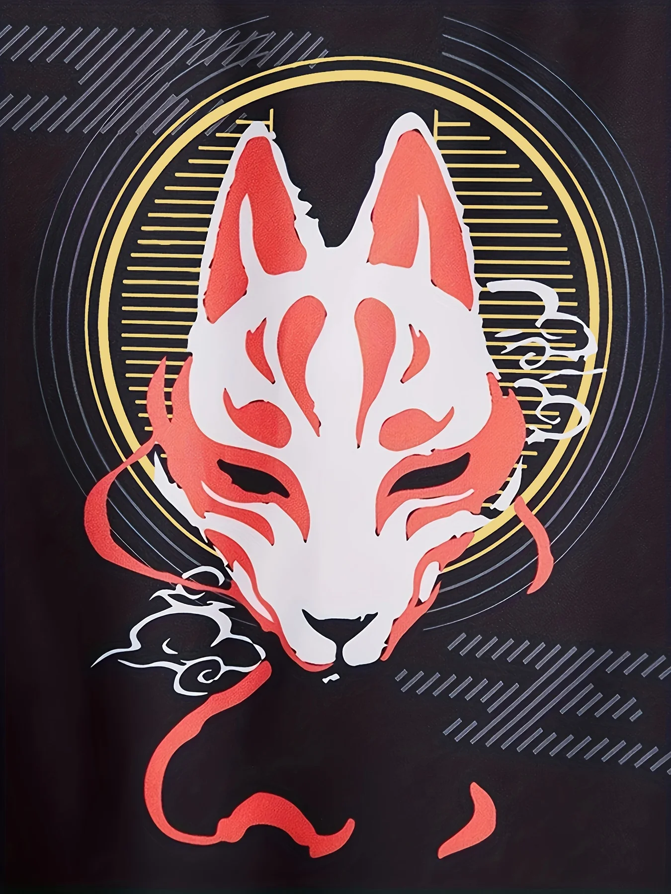 Кимоно для косплея в китайском стиле Yonji Yukata Haori с изображением древней лисы