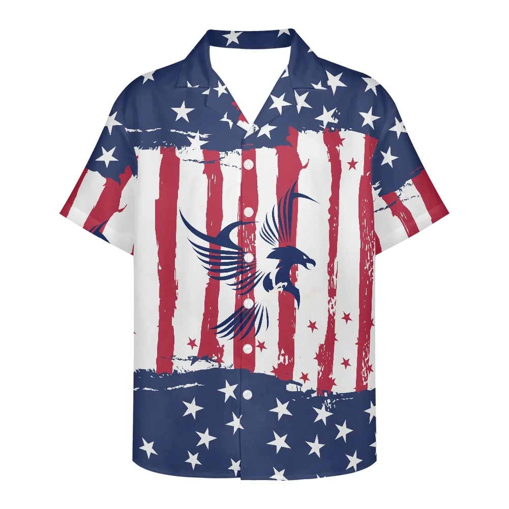 Men Turn Down Collar Short Sleeve The New Button Slim Fashion Men's Tops