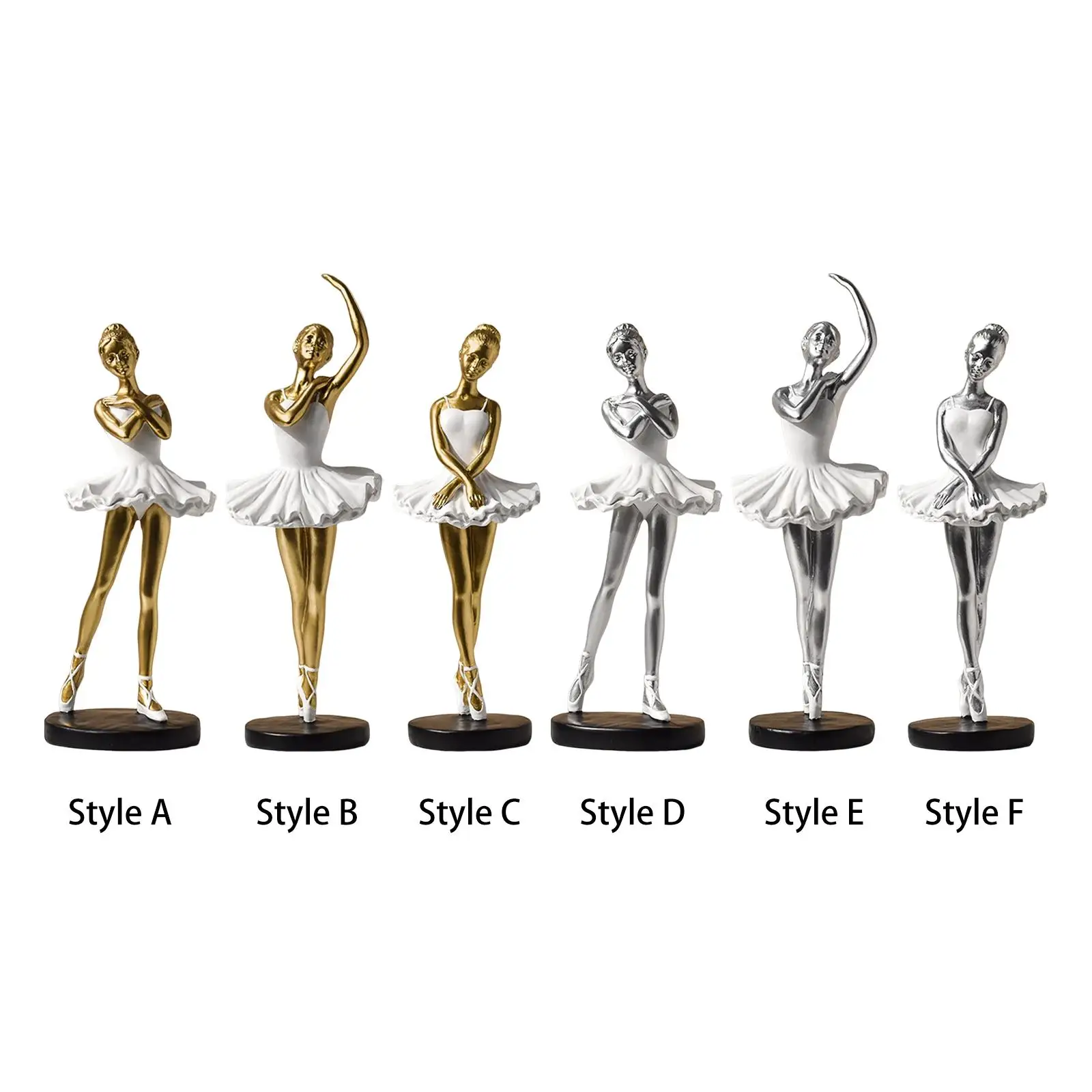 

Ballerina Statues Figurines Statuette Fashion Decoration Ballet Dancer Sculpture