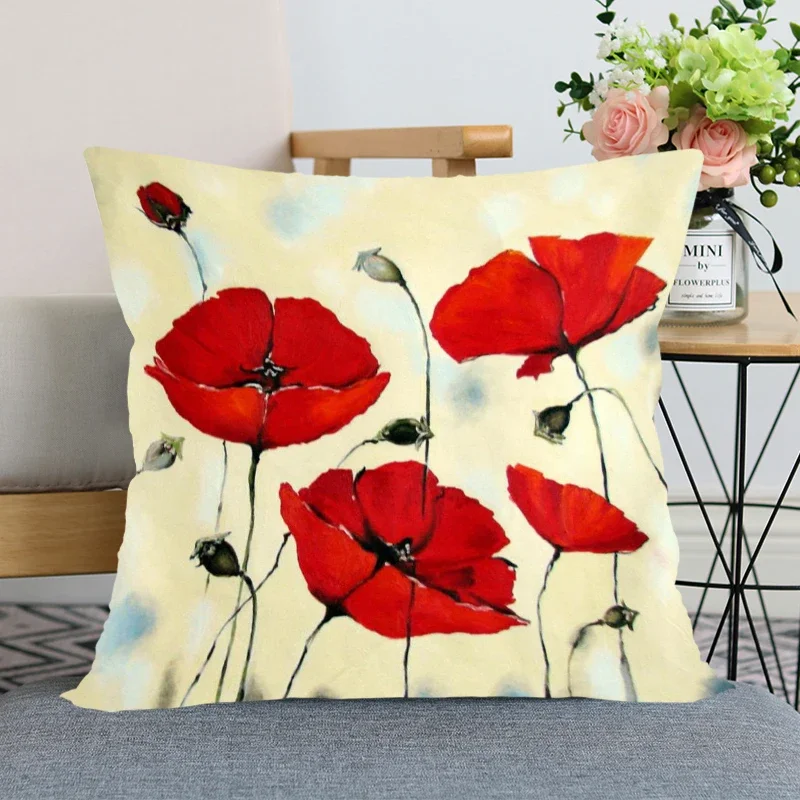 

Наволочка Red Poppy 40x40 см