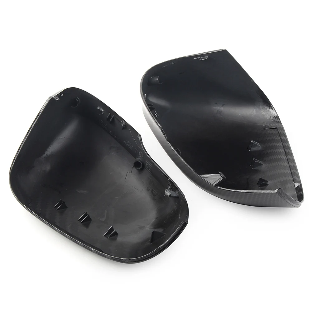 2x крышка зеркала заднего вида из углеродного волокна ABS для Jaguar XF XFR XFR-S XE XJ XJR XK XKR