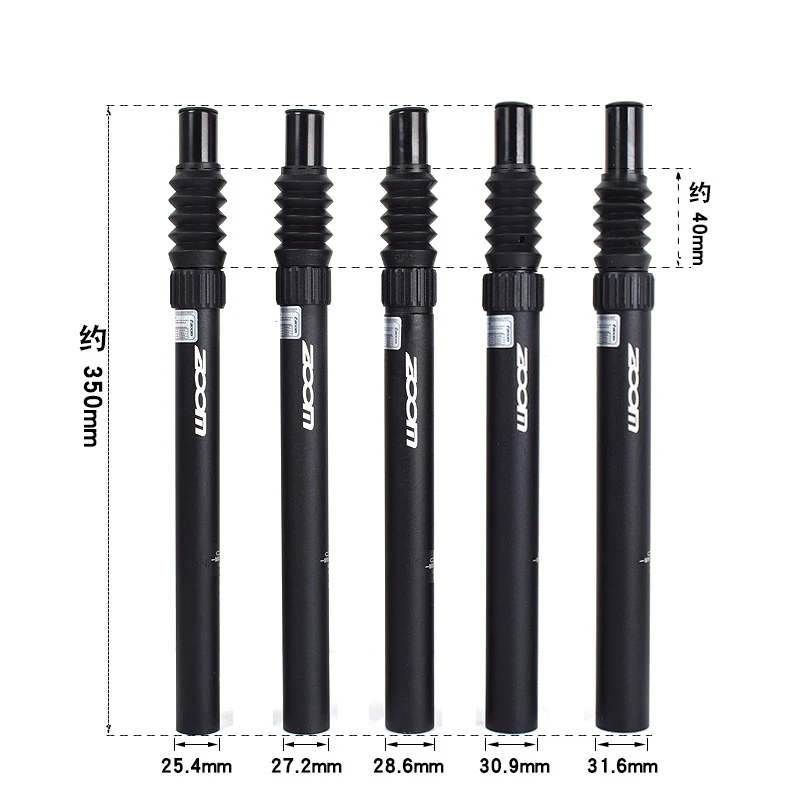 

MTB Road bike Suspension Seatpost Zoom Headless Straight Pillar City bike lady 25.4 27.2 28.6 30.9 mm Seat post shock Absorber
