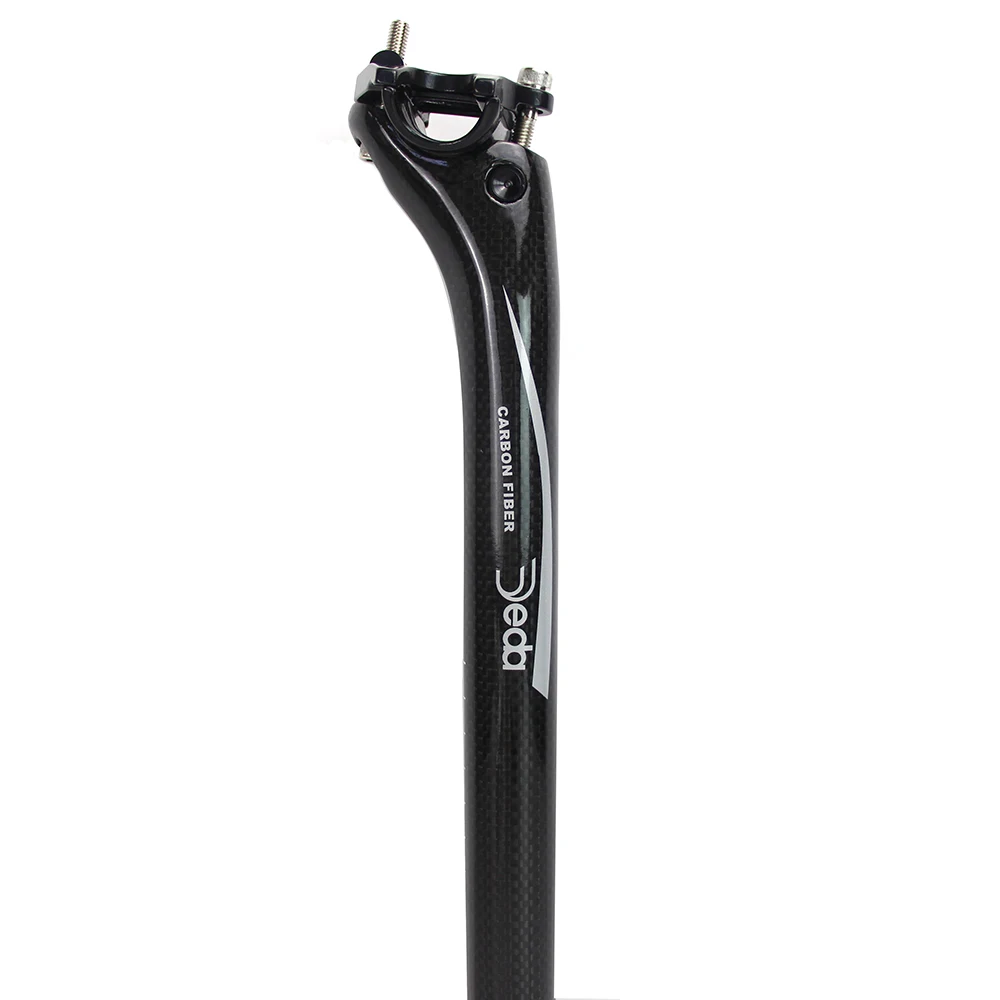 Deda Full Carbon Fiber Bicycle Seatpost Mountain/Road Bike 3K Glossy Seatposts 27.2/30.8/31.6*350/400mm