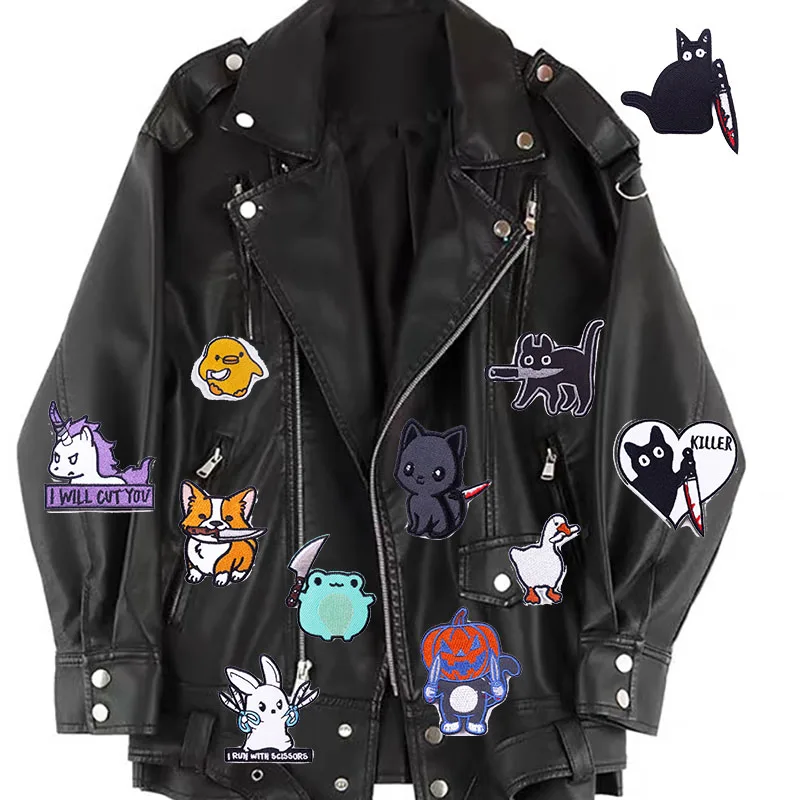 Утюг на заплатках для одежды наклейки одежду Кирки ткань вышитая нашивка