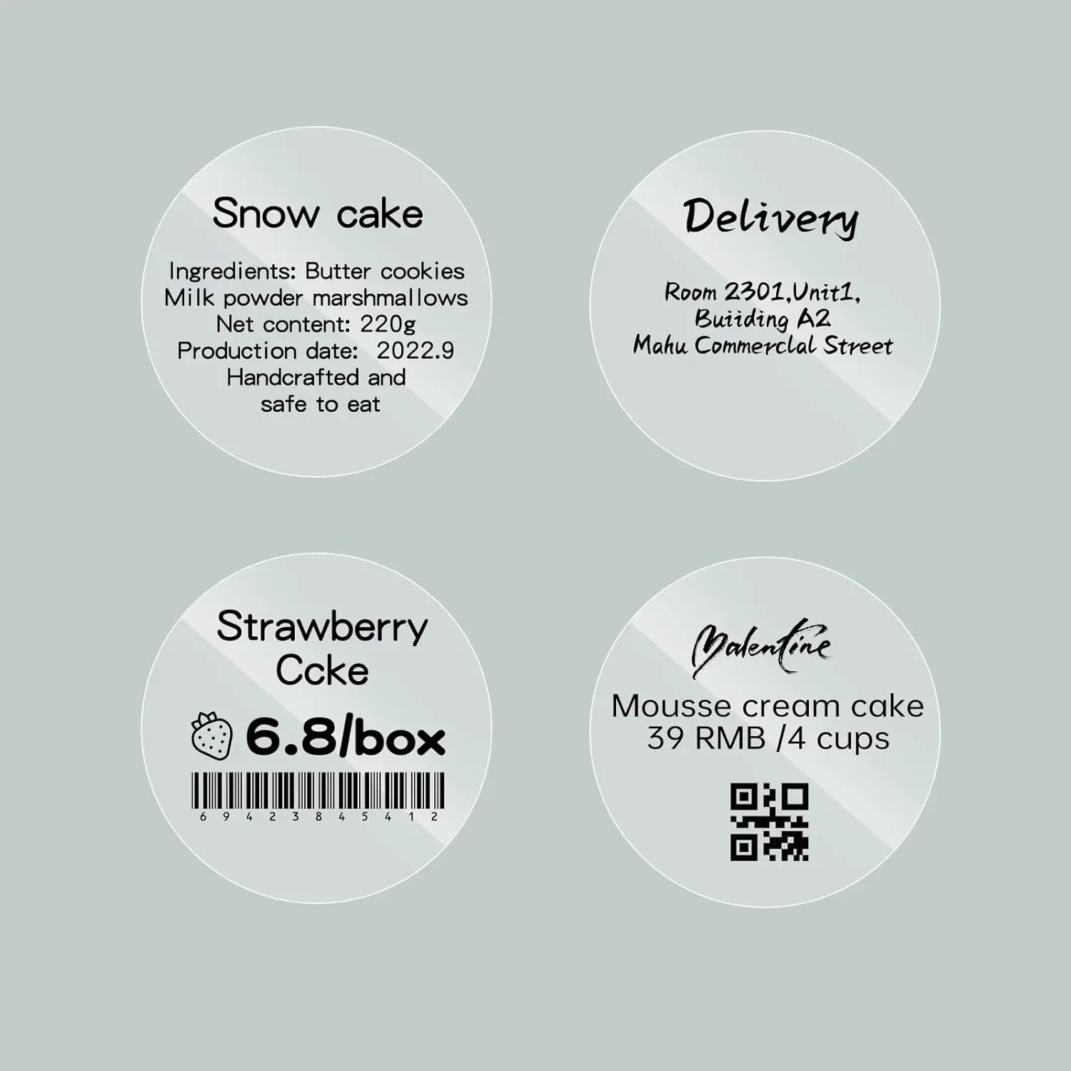 Niimbot прозрачная мини-этикетка самоклеящаяся портативная термоводонепроницаемая