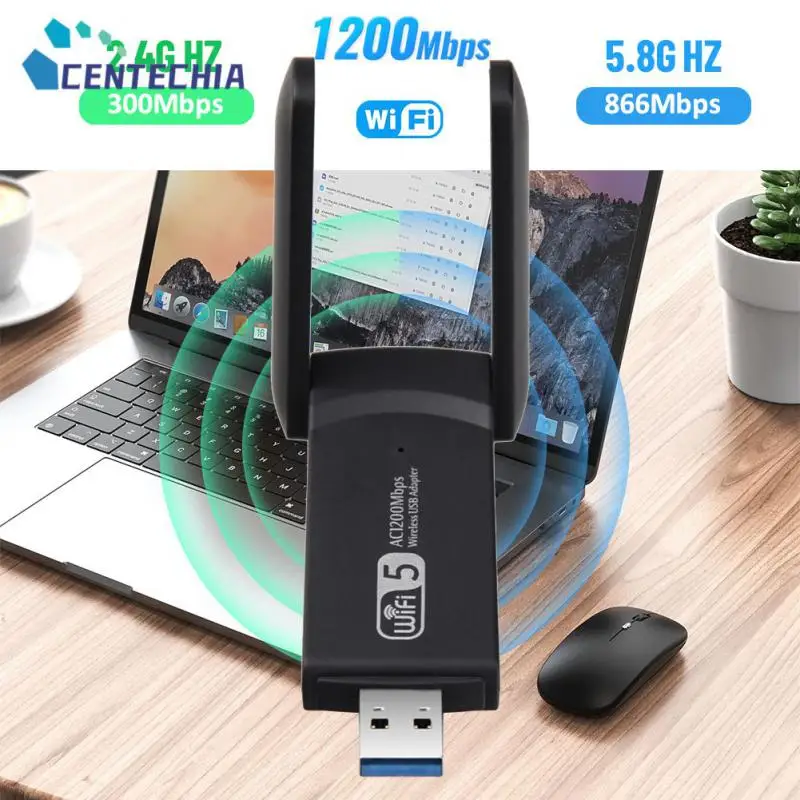 

Двухчастотный беспроводной Wi-Fi приемник 2,4 ГГц/5,8 ГГц стабильная беспроводная сетевая карта Ieee802.11ac/a/n/g/b Двухдиапазонные сетевые карты