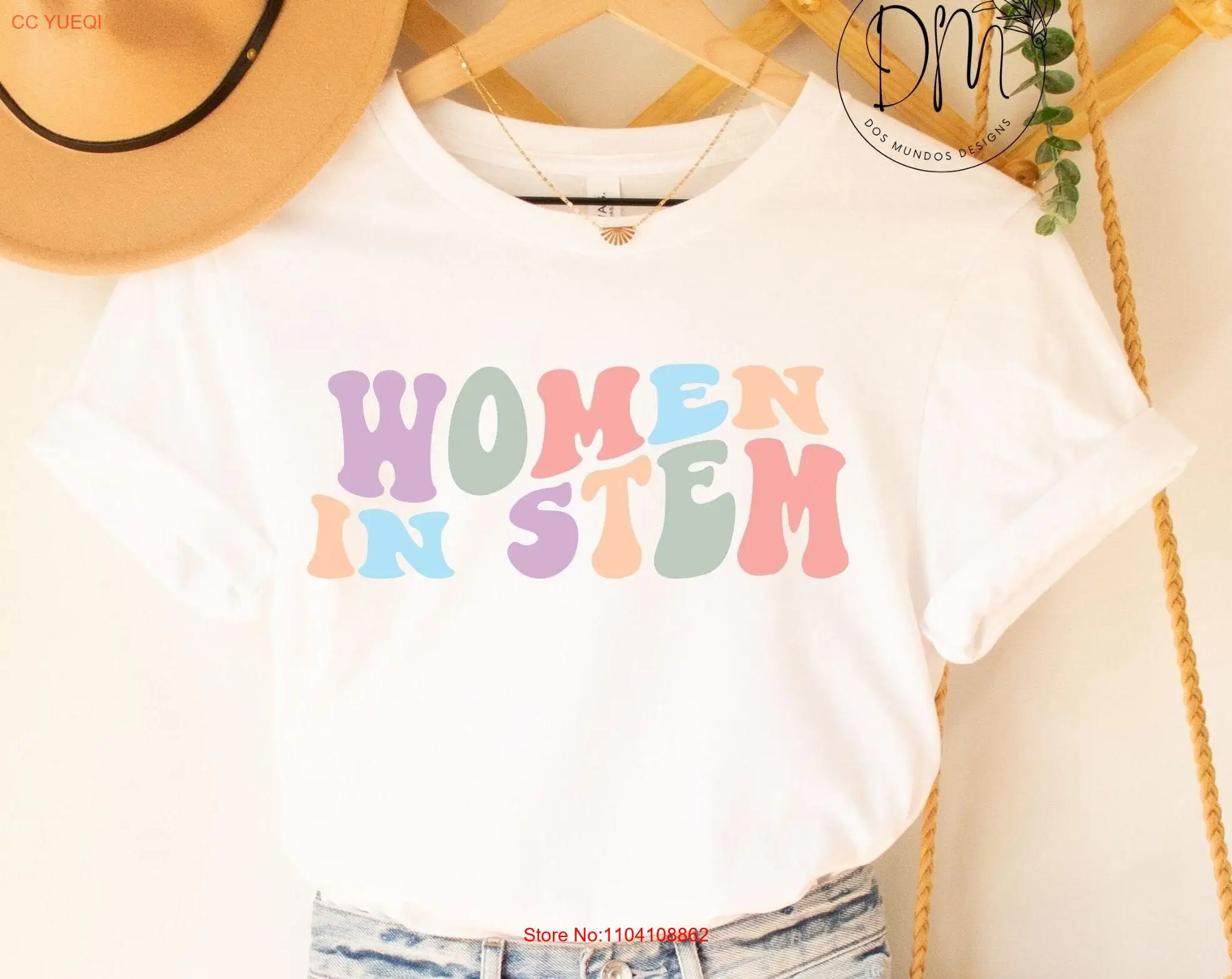 Женская футболка в стиле ретро протоминистская для колледжа женского ученого