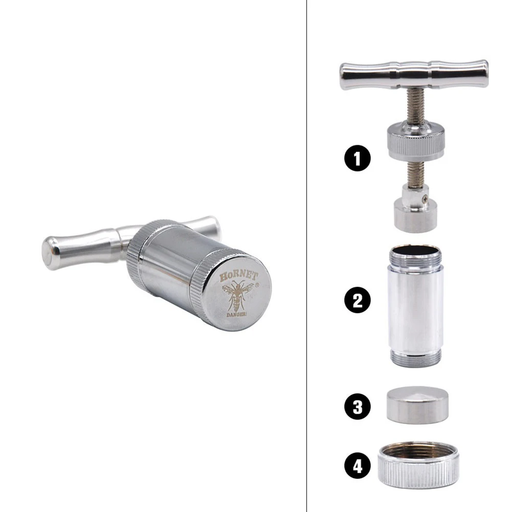 

Press Tool Compressor 64mm Crusher Compressors Portable Kitchen Spice Grinder Zinc Alloy Portable Kitchen Handle