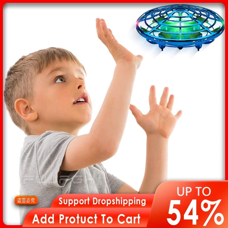 

Flying Ball Spinner Infraed Hand Sensing Aircraft Induction Hand Controlled Drone Helicopter Mini UFO For Kids Boys Girls Gifts