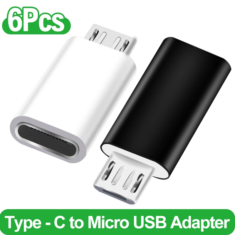 USB Type C Female To Micro USB Male Adapter Connector Type-C Micro USB Charger Adapter for Android Xiaomi Huawei Phone Converter