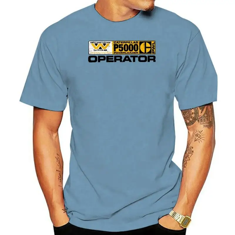 Powerloader Operator Alien T-Shirt Men Weyland Yutani CORP Colonial Marines Ripley Novelty 100% Cotton Tee T Shirt Gift Tops
