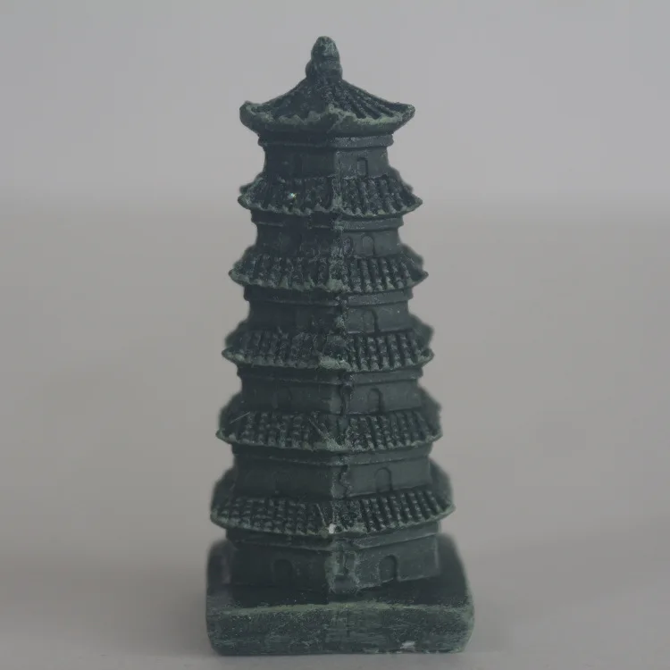 Статуэтка шестиугольная башня статуэтка декоративные небольшие украшения с