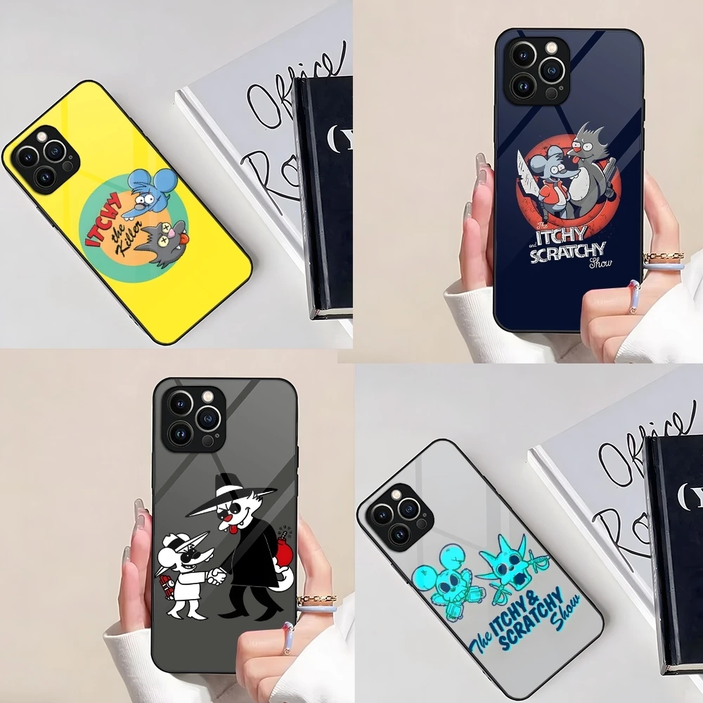 Стеклянный чехол для IPhone 14 Pro 12 11 13 Mini XR XS X Max 8 7 6 Plus SE 2023