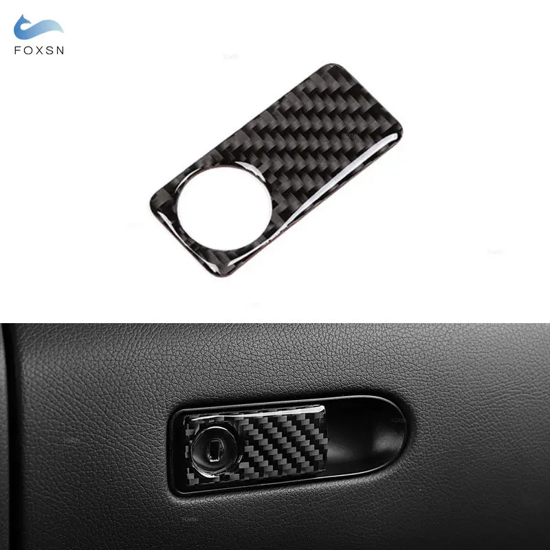 

Для Mercedes Benz C Class W205 C180 C200 C300 GLC260 коробка для хранения перчаток из углеродного волокна для пассажирского автомобиля ручка крышка чаши отделка