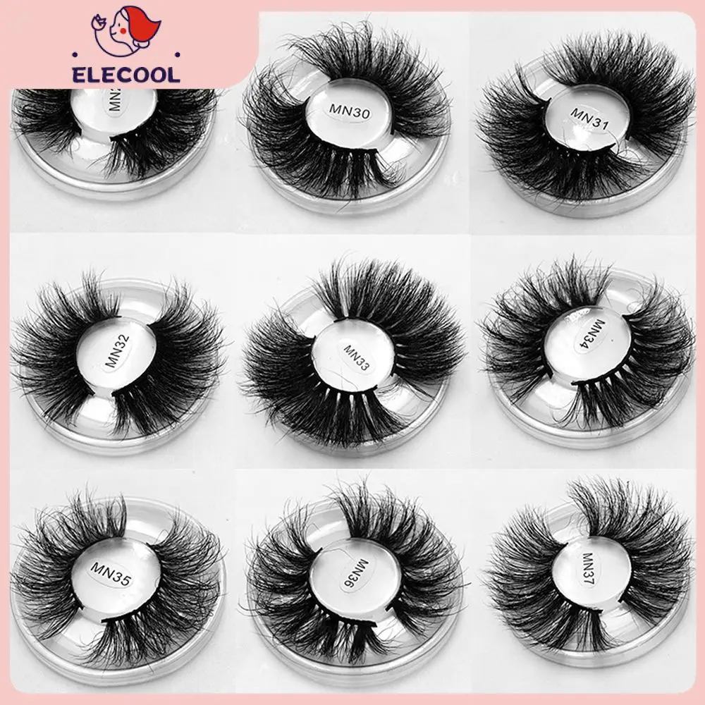 

Eyelash Extension Fluffy Lashes 1pair Mink Faux Cils Party Stage Show Super Long Lashes 8d False Eyelash Cosmetics Soft Big Eyes