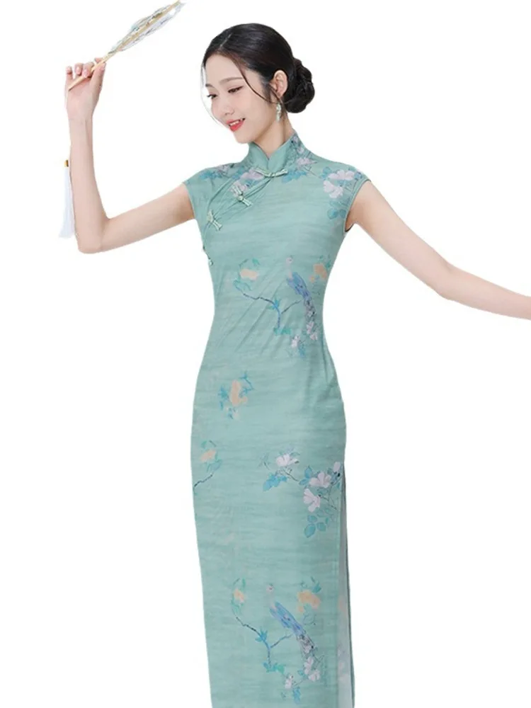 Платье для современных латинских танцев с принтом женское платье вальса Новинка