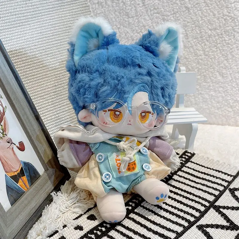 

20cm Plush Doll Toy Body Limited Kpop No attribute Monster Ear Cute Soft Plushie Lovely Cosplay Birthday Gift