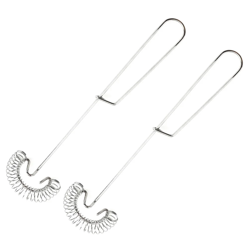 

2 pcs Kitchen Whisk Kitchen Whisks for Cooking Hand Crank Whisk Flat Whisk Hand Whisk Mixer Egg Beater Blender