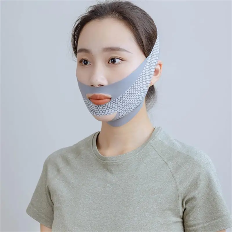 Подтяжка лица с сонным V-образным вырезом для повязка похудения релаксационная