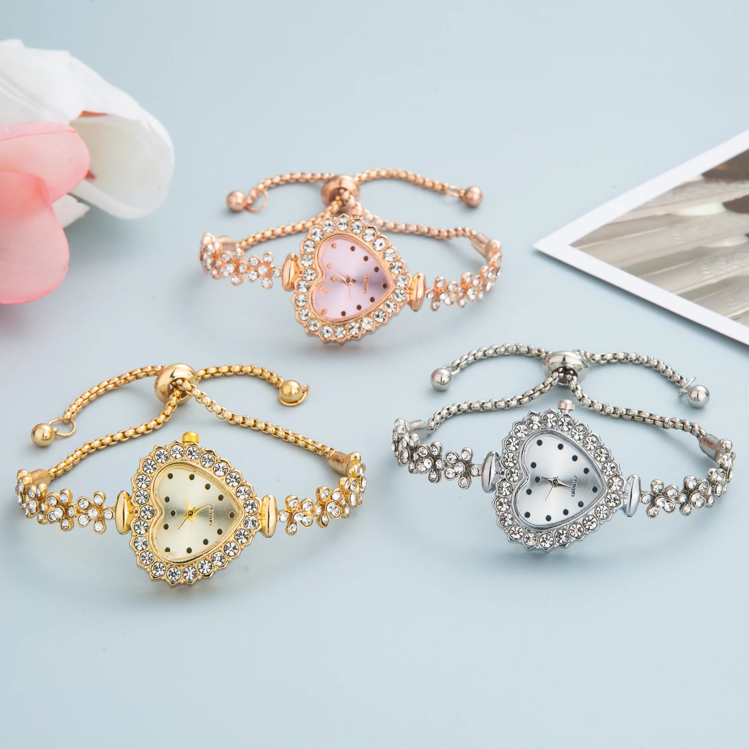 2023 NEW reloj mujer Luxury Diamond Watch for Women Fashion Quartz Wristwatches Gifts for Ladies Crystal Watches Free Shiping