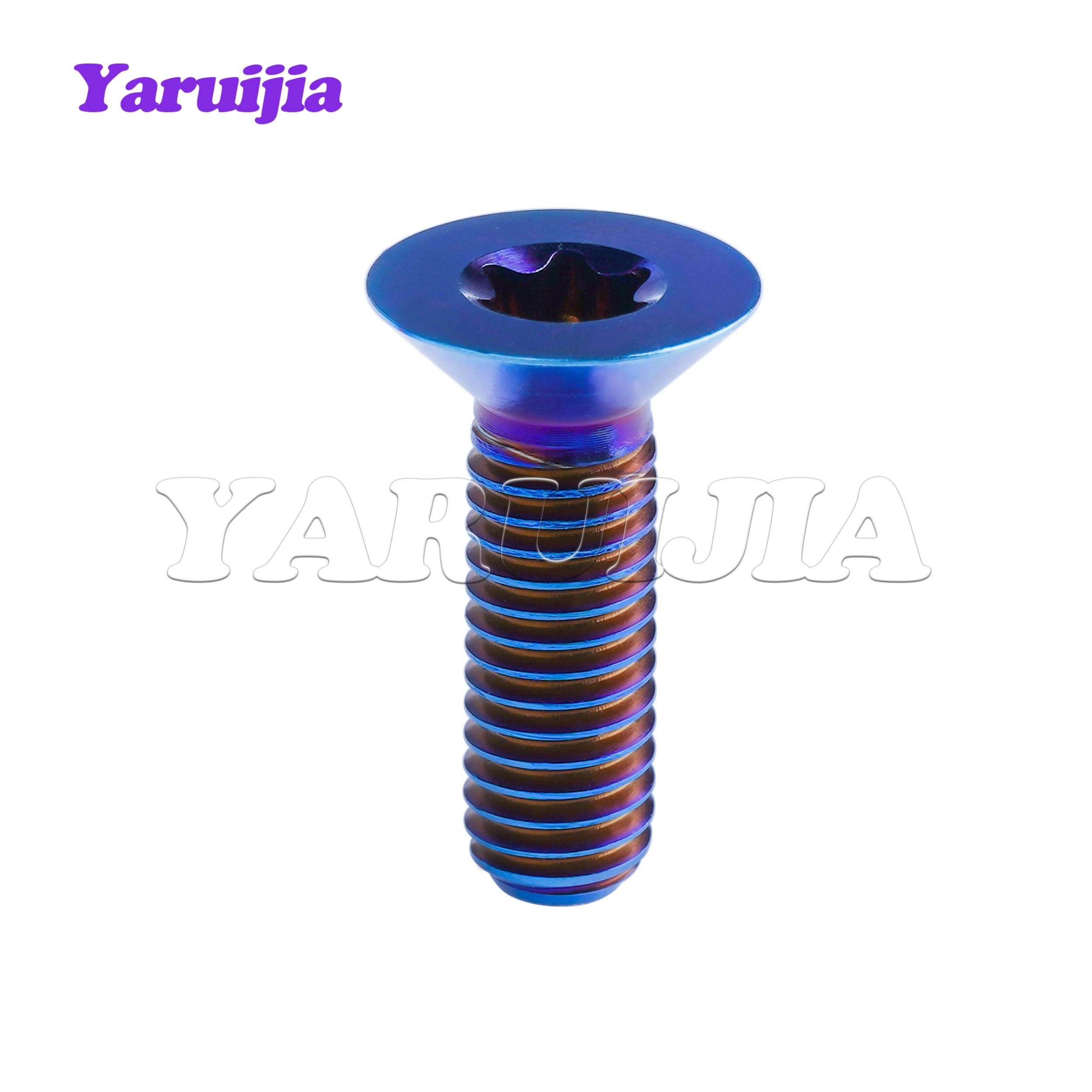 

Титановый болт Yaruijia M4/M8x8-70 мм, плоский винт с потайной головкой Torx, крепеж для велосипеда, мотоцикла, автомобиля