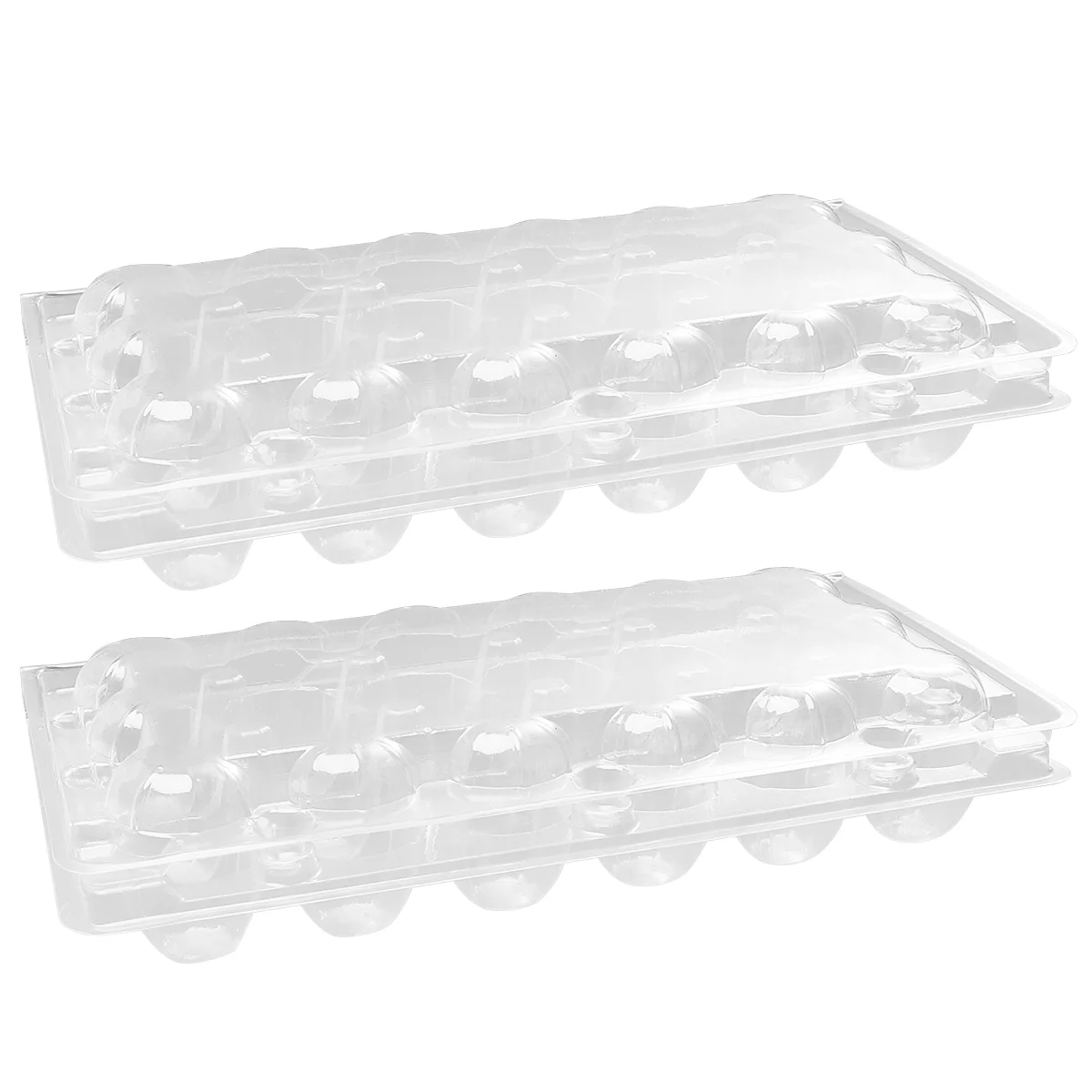 

50 Pcs Mini Freezer Quail Eggs Carrier Clear Plastic Quail Egg Cartons Reusable Quail Egg Case Mininfridge