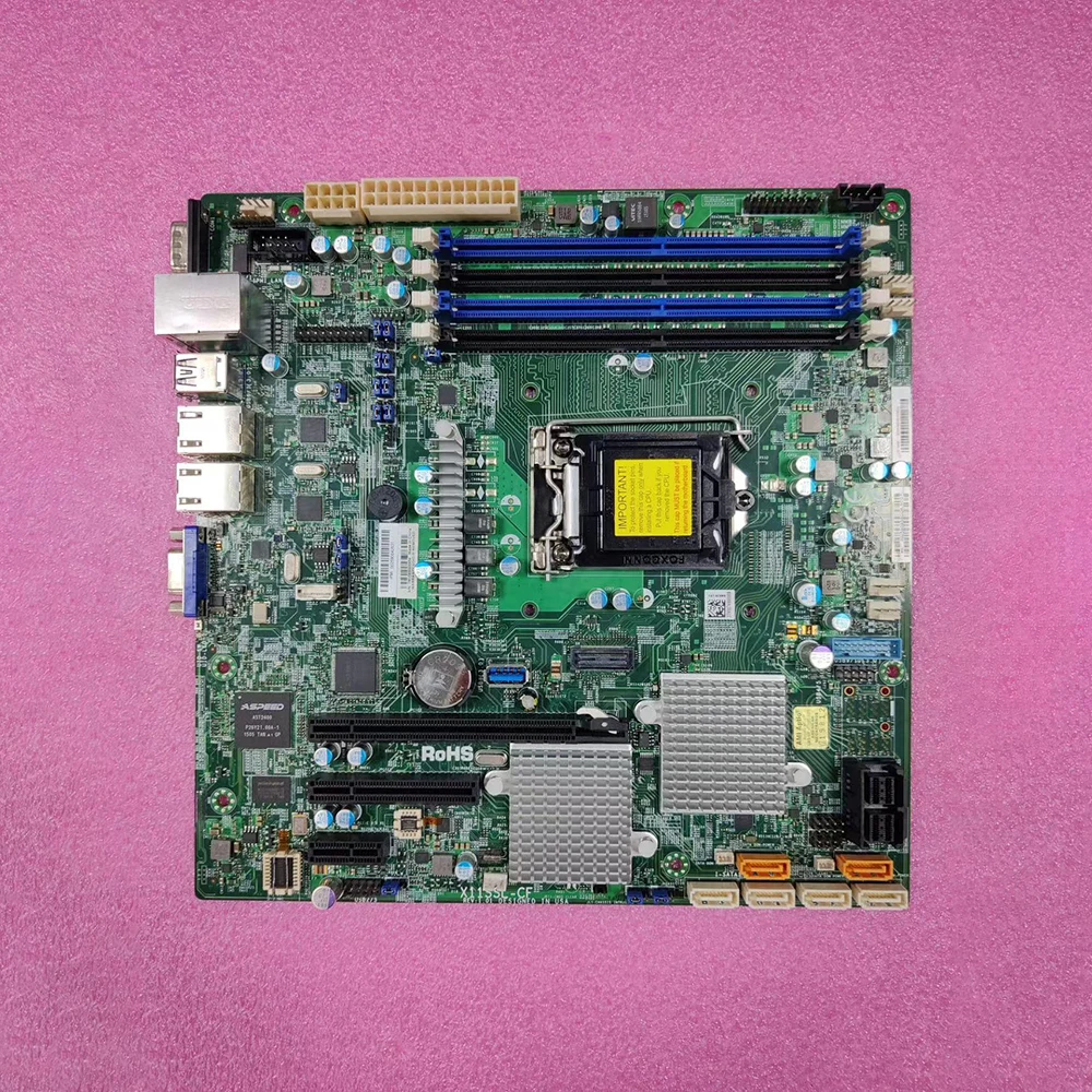 

X11SSL-CF For Supermicro Server Motherboard v6/v5 7th/6th Gen Core i3 Series LGA1151 E3-1200 DDR4