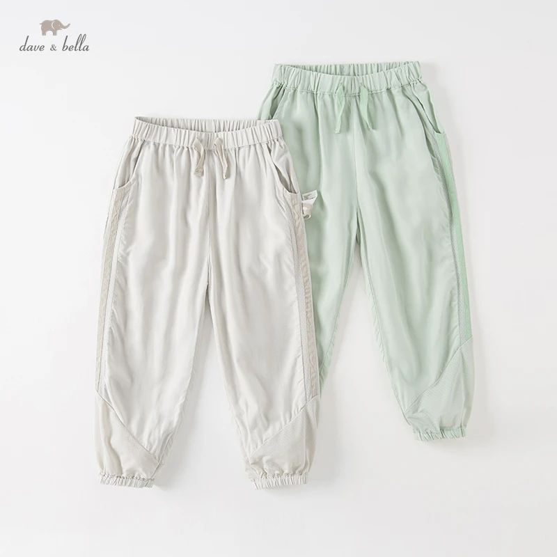 

Dave Bella Boy's Pants Anti-Mosquito Pants New Summer Thin Section Of Older Children's Sweatpants Children's Clothing DB2234931