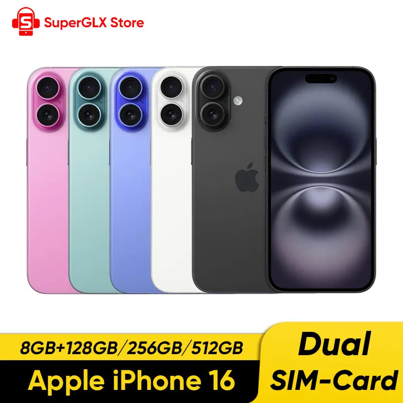 Смартфон Apple iPhone 16 8/128ГБ