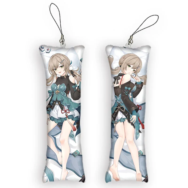 Мода Honkai Star Rail Qingque тематический персонаж мини брелок Dakimakura аниме Kawaii