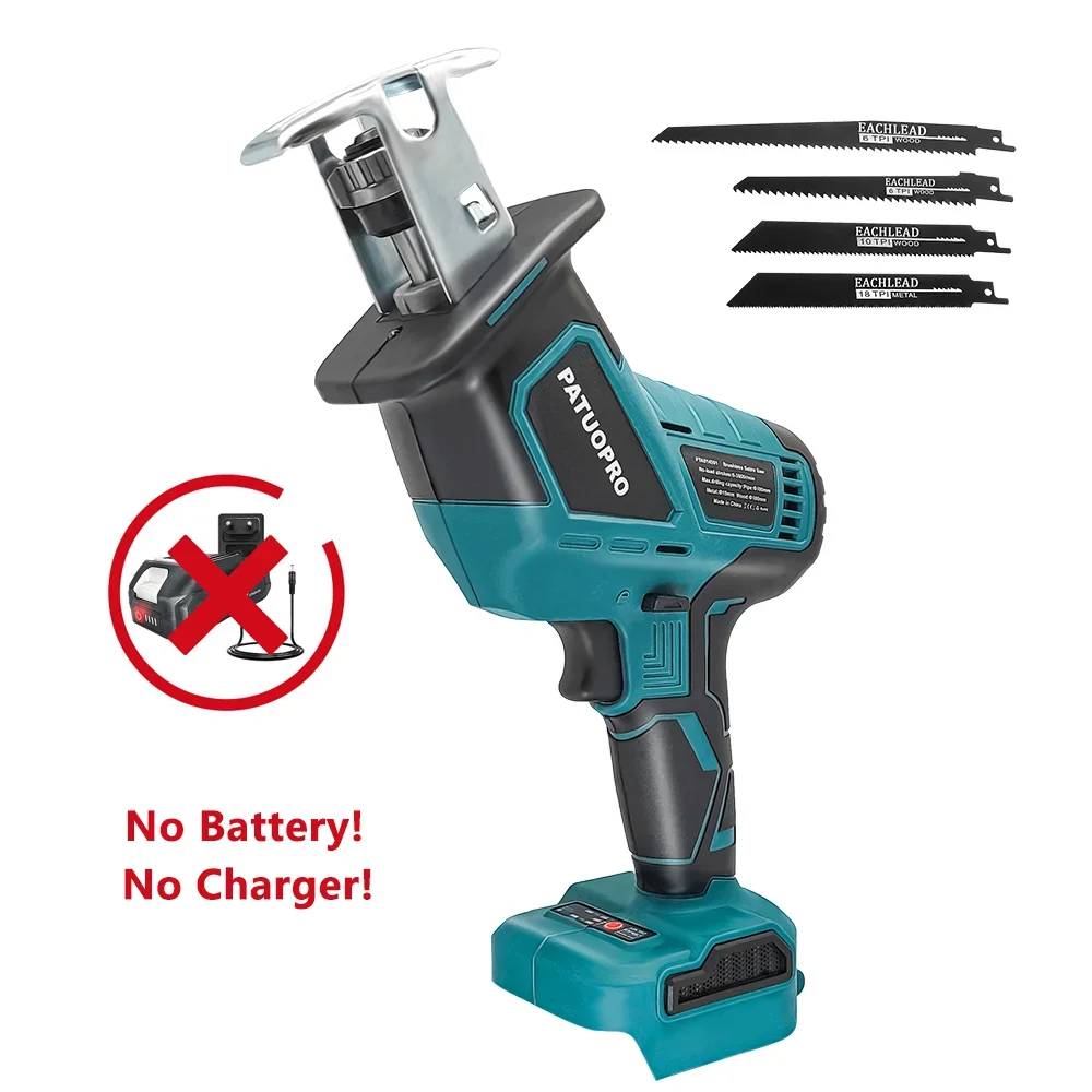 

PATUOPRO Бесщеточная сабельная пила для Makita 18В