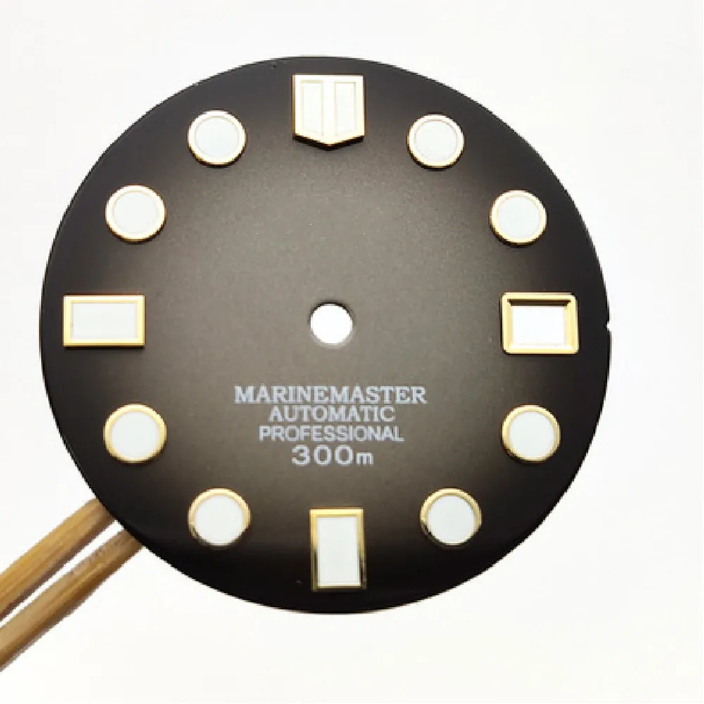 Sunburst gradient color dial red blue yellow gray with BGW9 modified mechanical watch SKX007 40mm NH35A/36 movement case Date