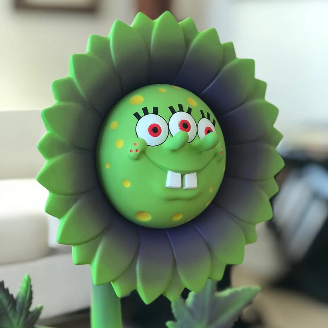 

SUNFLOWER Sunflower Smiley Face Flowerpot Decoration Trendy Hand Office