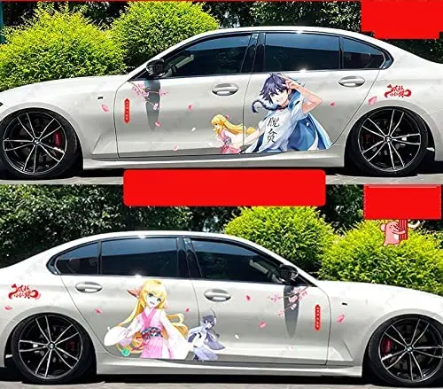 

Wgjbmg Fox Spirit Matchmaker/Tu Shan Susu/Large Sticker On Both Sides of The Body/Scratch-Resistant Car Stickers/Car Sticker for
