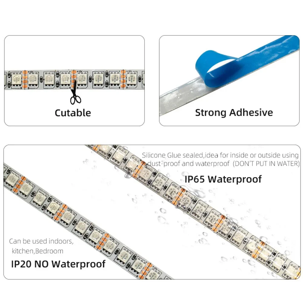 Светодиодная лента 5 В 12 24 постоянного тока