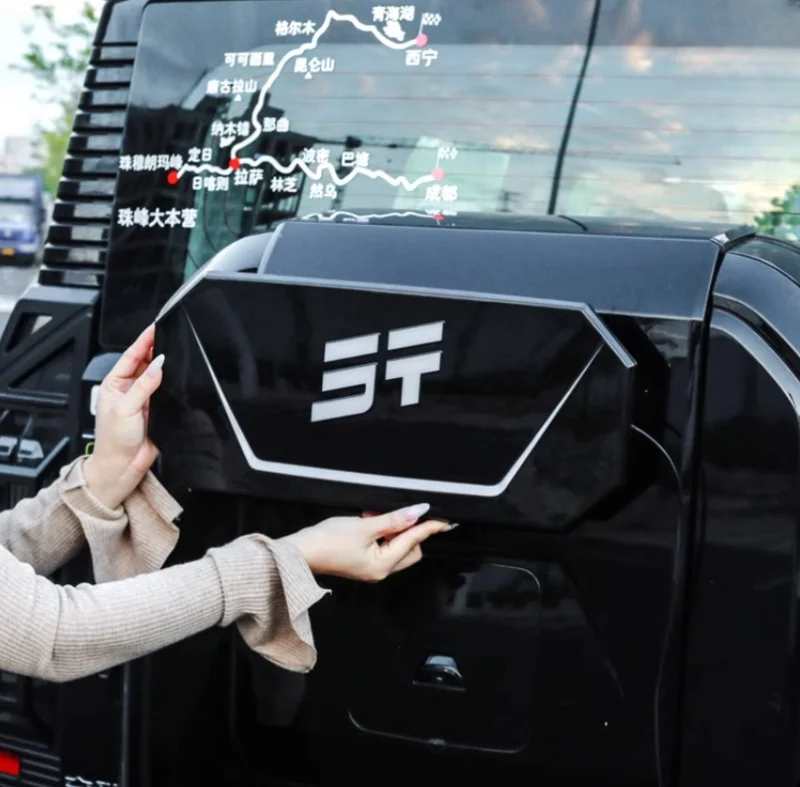 Автомобильный чехол для запасного колеса светильник-стример подходит JETOUR Traveler T2